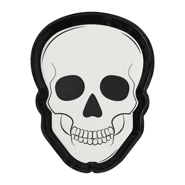 Paper Plate - Skull